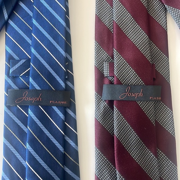 Joseph by Jos. A. Bank Striped Tie 100% Silk Bundle - Picture 4 of 7